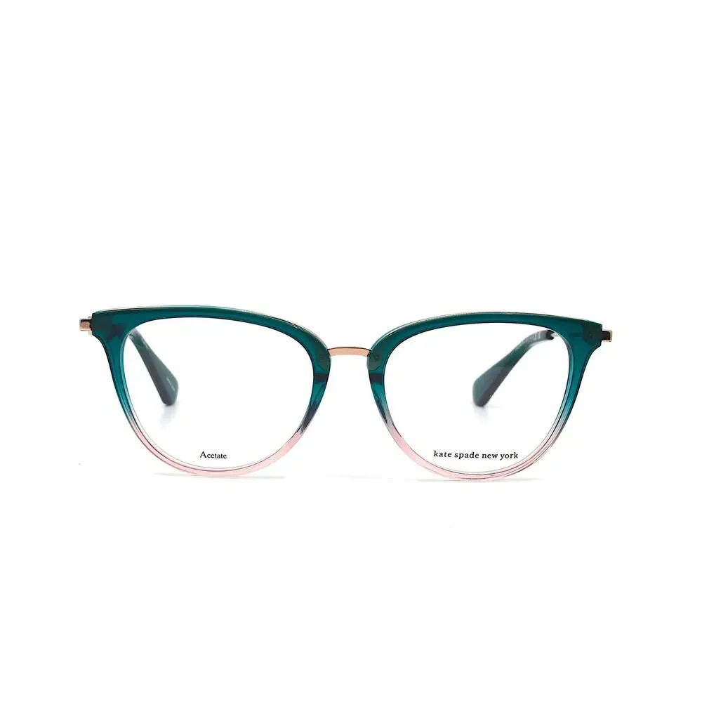 NEW KATE SPADE VALENCIA/G GREEN/PINK AUTHENTIC EYEGLASSES FRAME - Picture 3 of 13
